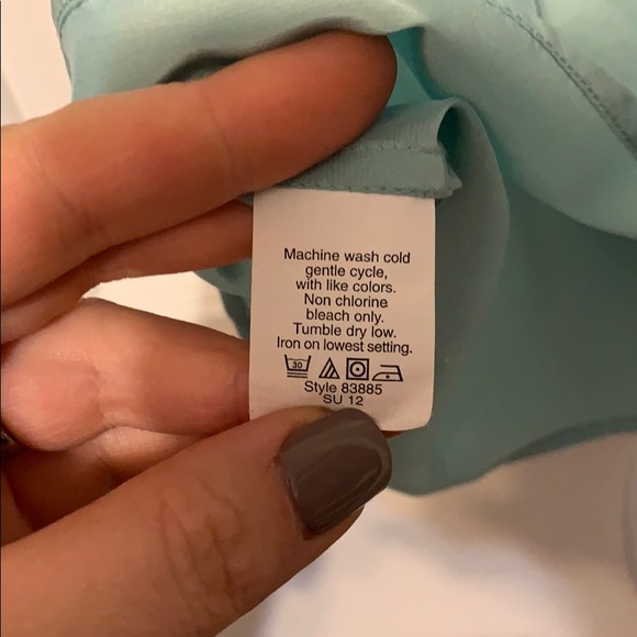 J.Crew Turquoise Ruffle Tank - Picture 5 of 5